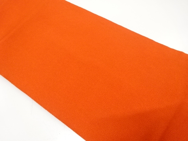 縮緬地　無地　名古屋帯